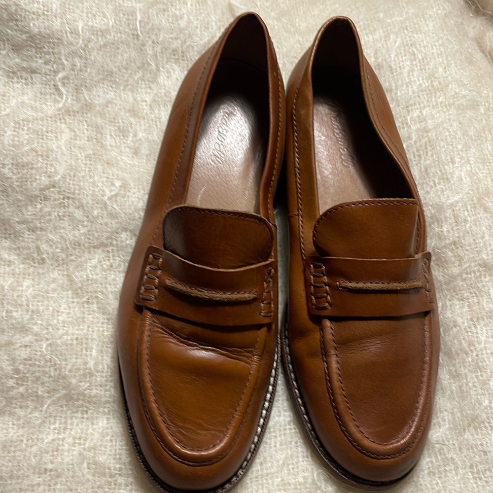 Madewell Elenor loafer Chestnut